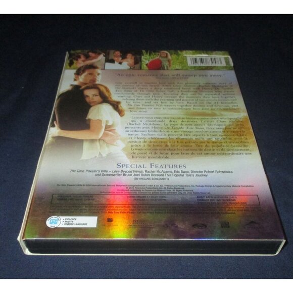 The Time Travelers Wife (DVD, Canadian, Widescreen, 2010) w/ slipcover - Picture 2 of 5